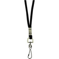 Black Sport Cord Lanyard